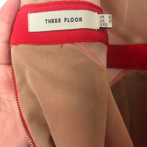 THREE FLOOR x REVOLVE Red Lace Cocktail Dress - Picture 6 of 9